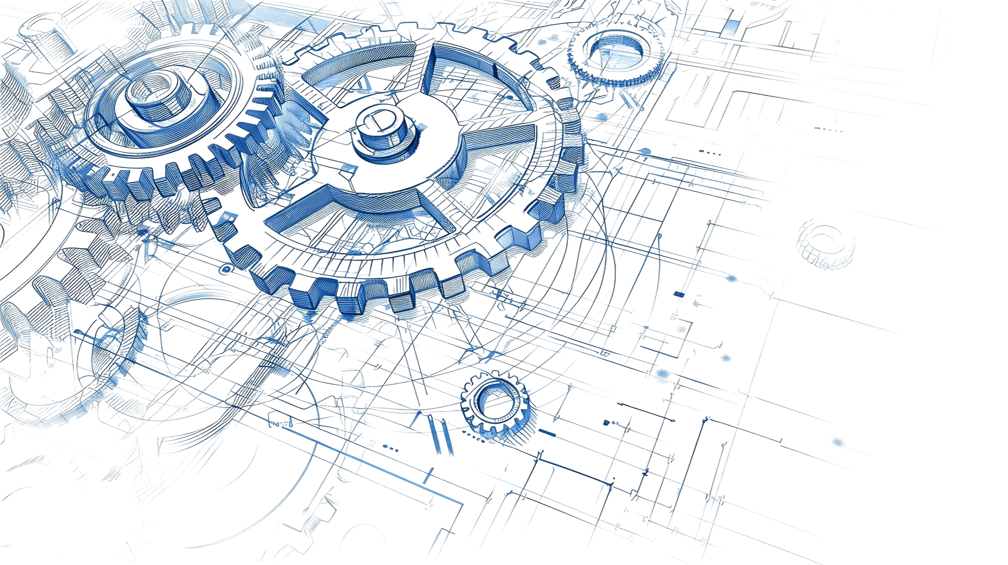Mechanical Engineering Blueprint Concept